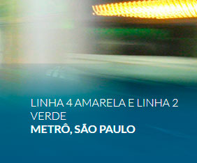 Linha 4 Amarela e Linha 2 Verde Metrô, São Paulo